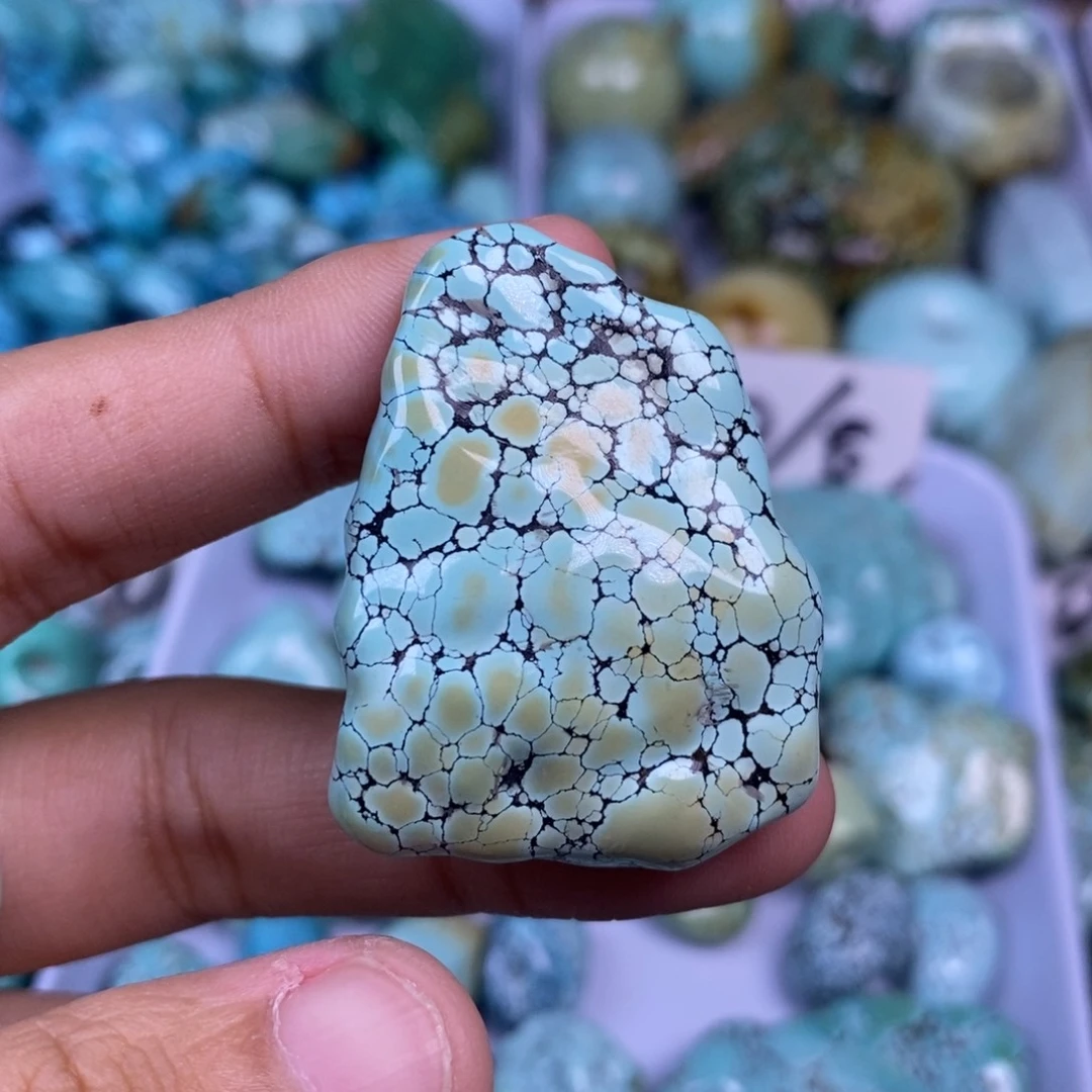 绿松石未镶嵌颈饰