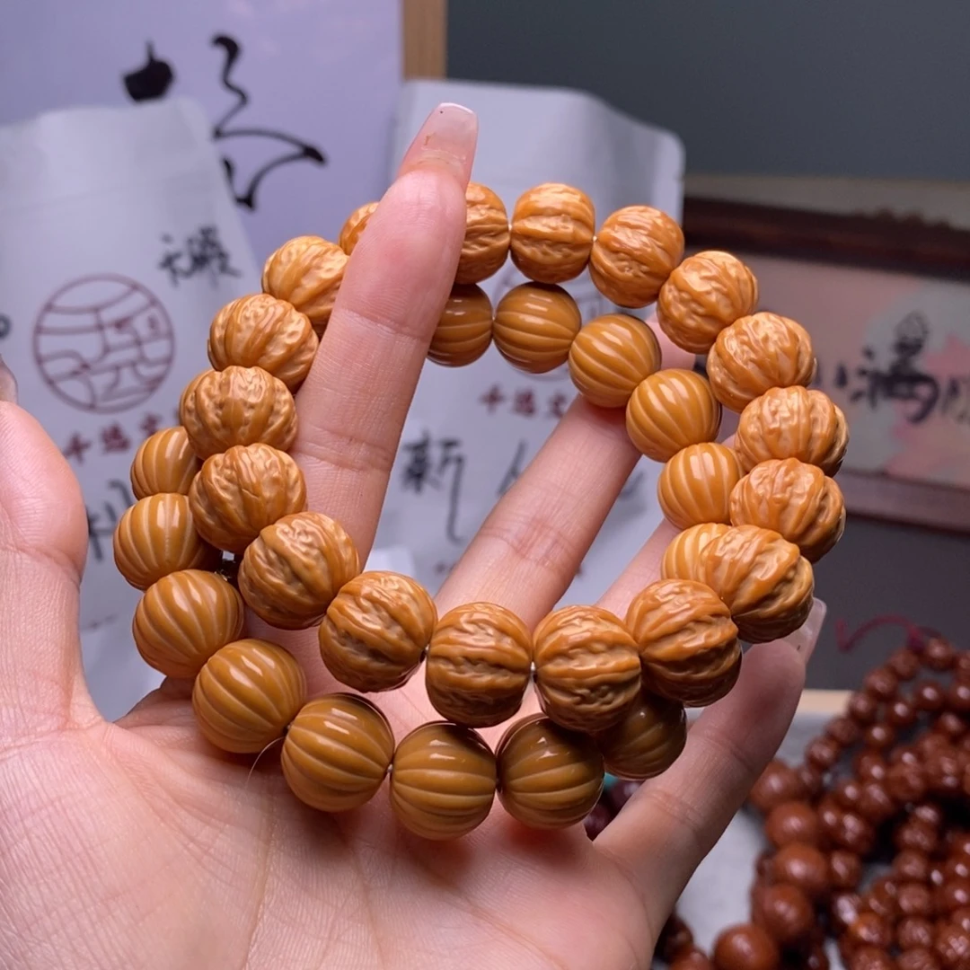 文玩核桃手串瓜珠京八棱