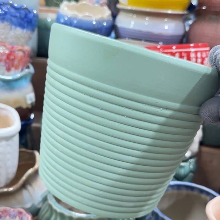 凑9米包邮，有孔，陶瓷花盆