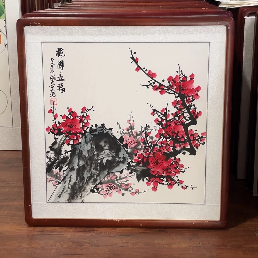国画带框尺寸63*63厘米