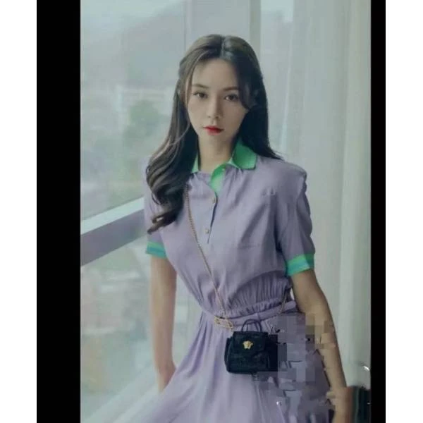 妃鱼/范思哲/真丝/连衣裙/95新/格五11