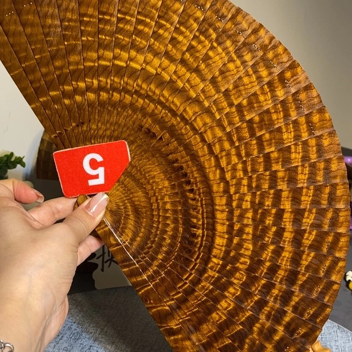金丝楠黄*发金丝楠木扇子