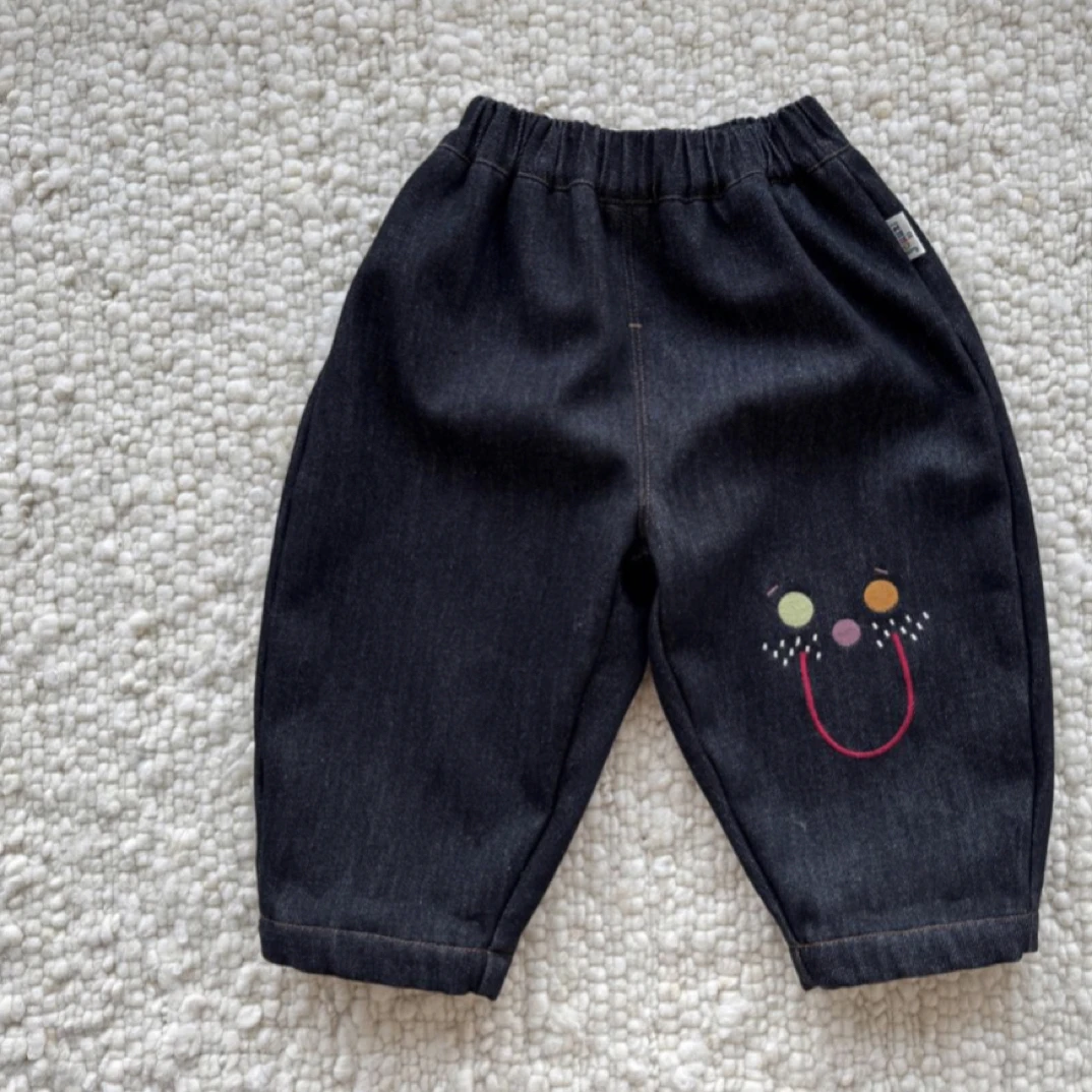 【NO退NO换】右子2025冬特 笑脸裤 YZ55061