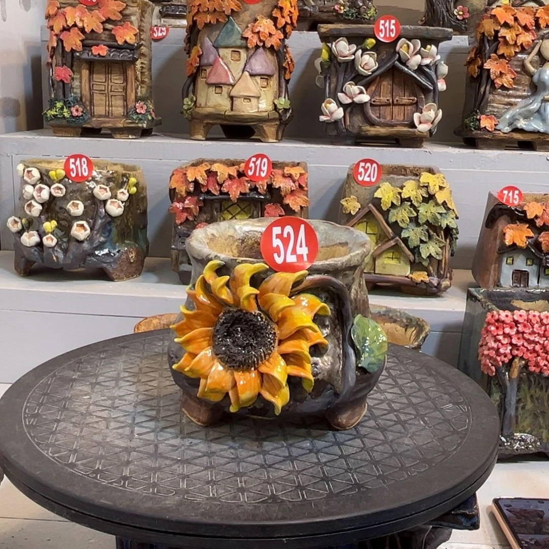 福利524 号陶然花器手工花盆