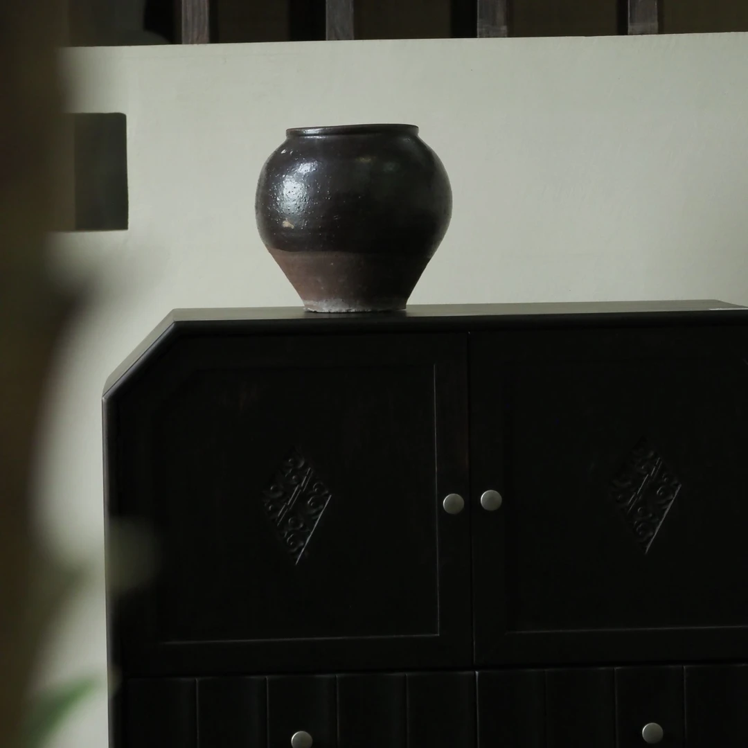 沐野家具 年华雕花柜（100W*35D*110H）