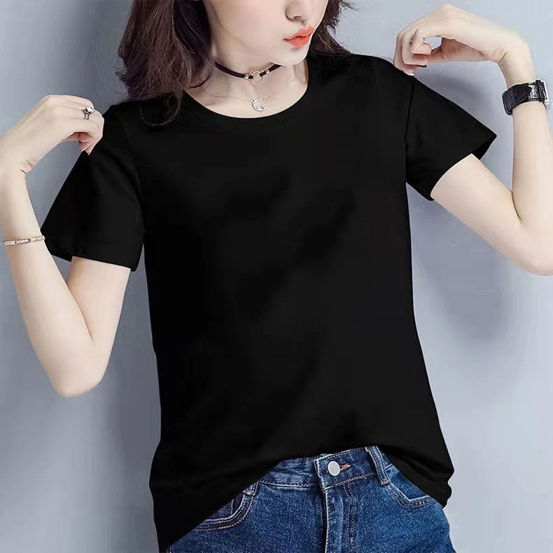 小娜服饰（非图片款）黑色短袖宽松时尚百搭