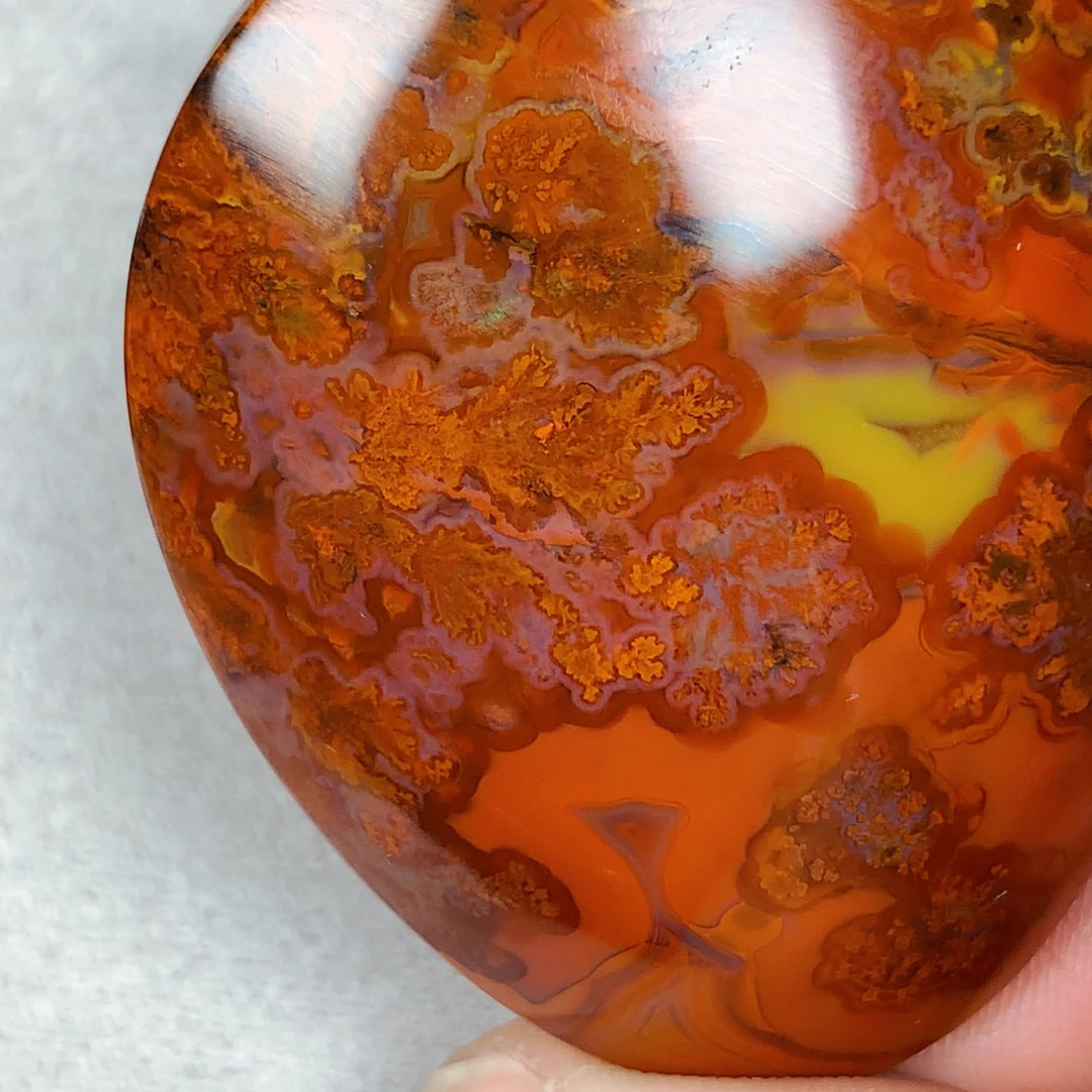 我***了玛瑙/玉髓未镶嵌战国红