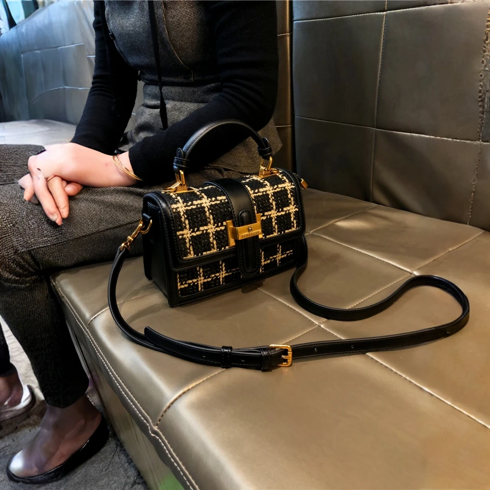 香港品牌高奢经典百搭手提女包2026新款潮流时尚气质款单肩斜挎包