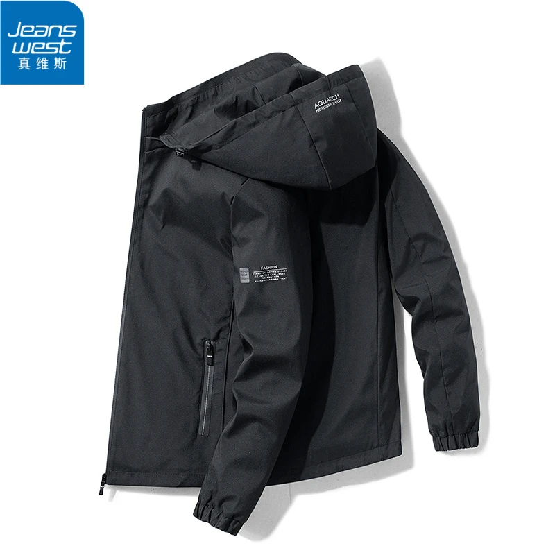 真维斯秋冬新款男士外套夹克男装韩版潮流修身青帅气加绒加厚冲锋