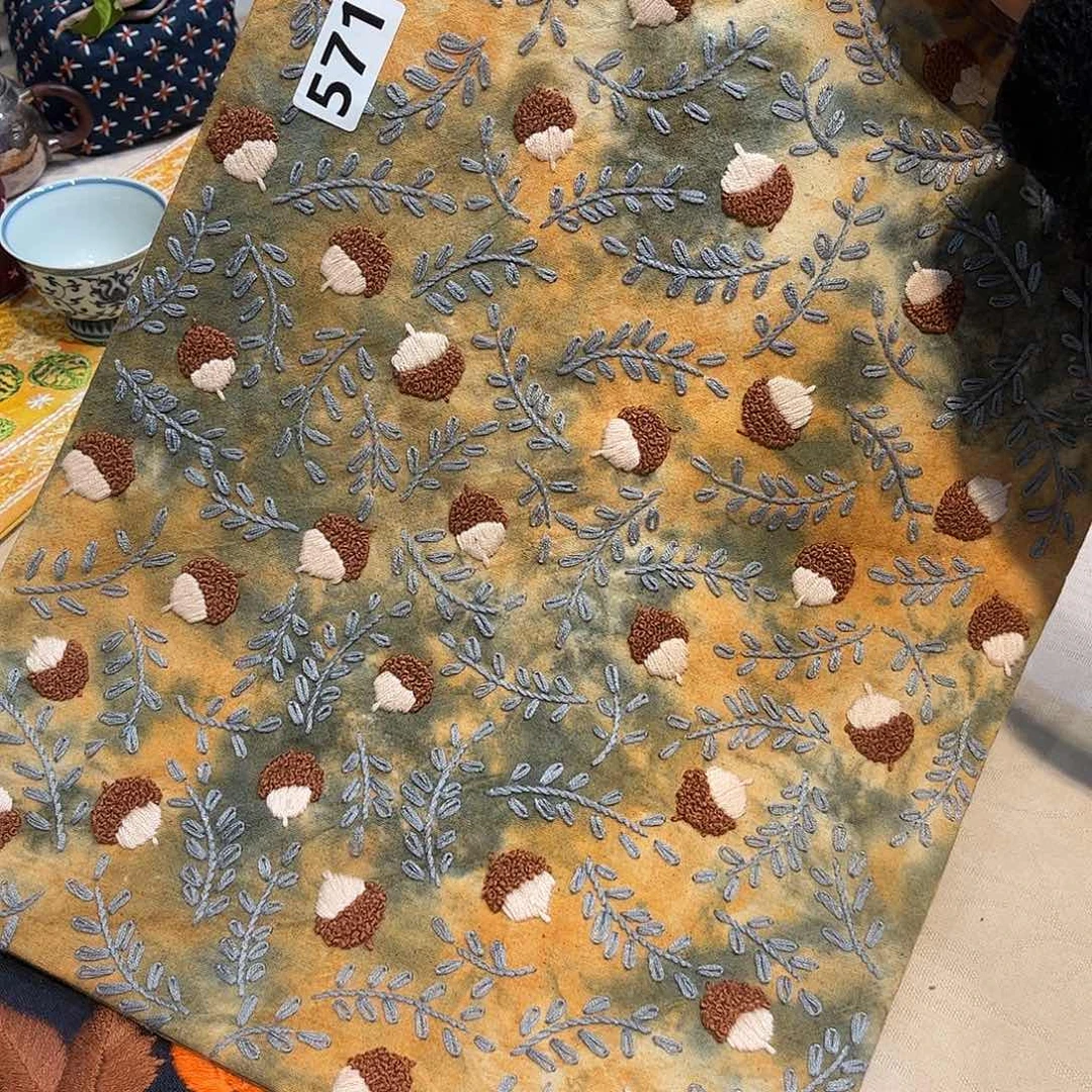 规格30.40刺子绣茶席