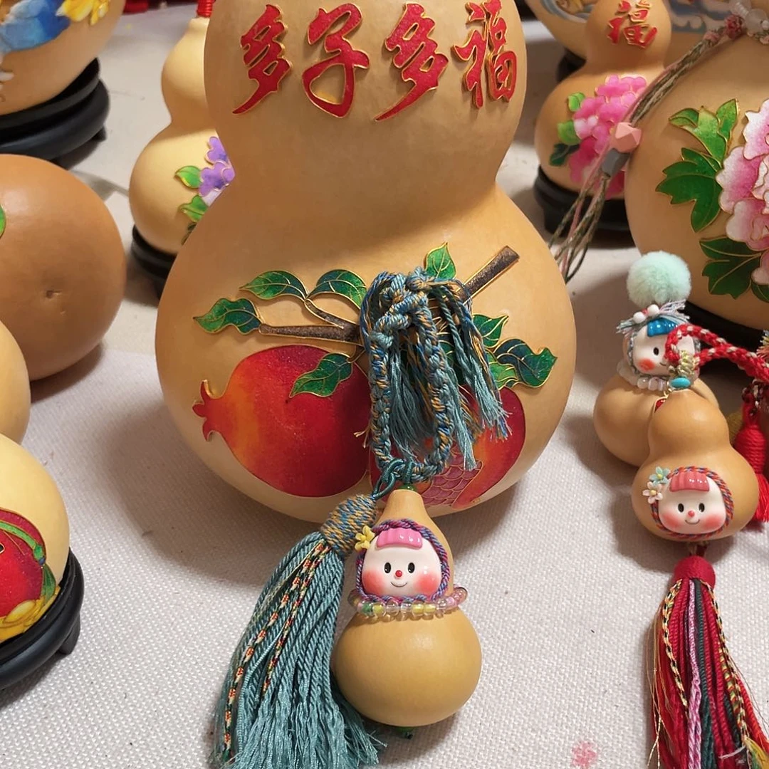 秋***云木葫芦福禄多妹挂件