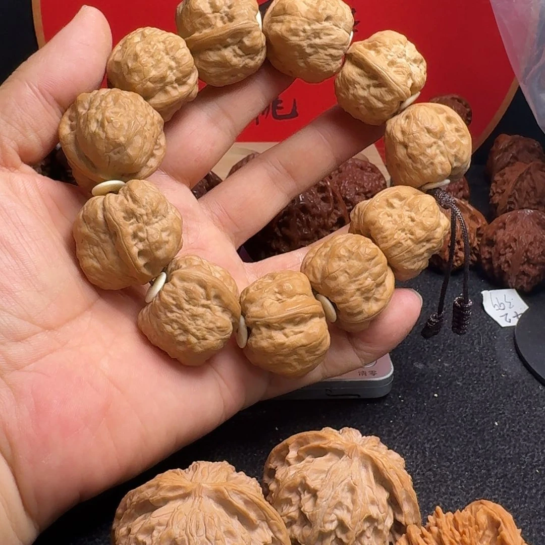 文玩核桃把件32蛤蟆头手串