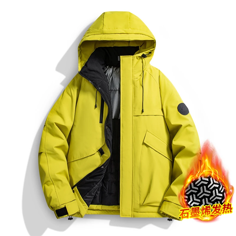 秋冬季石墨烯蓄热男女同款加厚休闲防风冬季保暖外套！27199