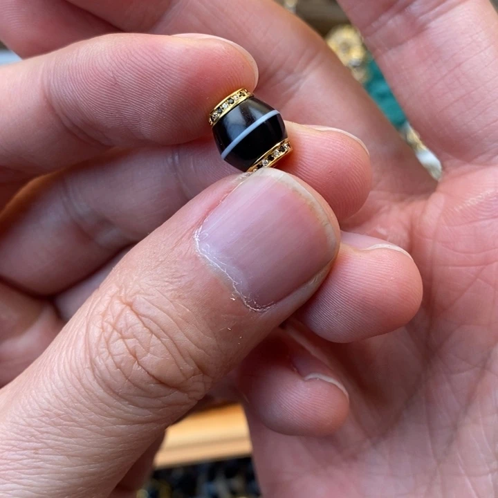 玛瑙/玉髓118K金镶嵌C*.