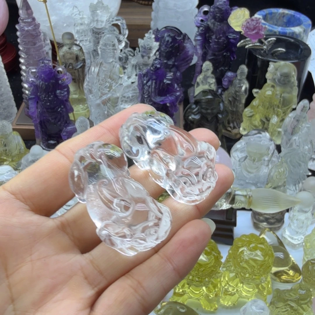 珠宝半成品水晶未镶嵌