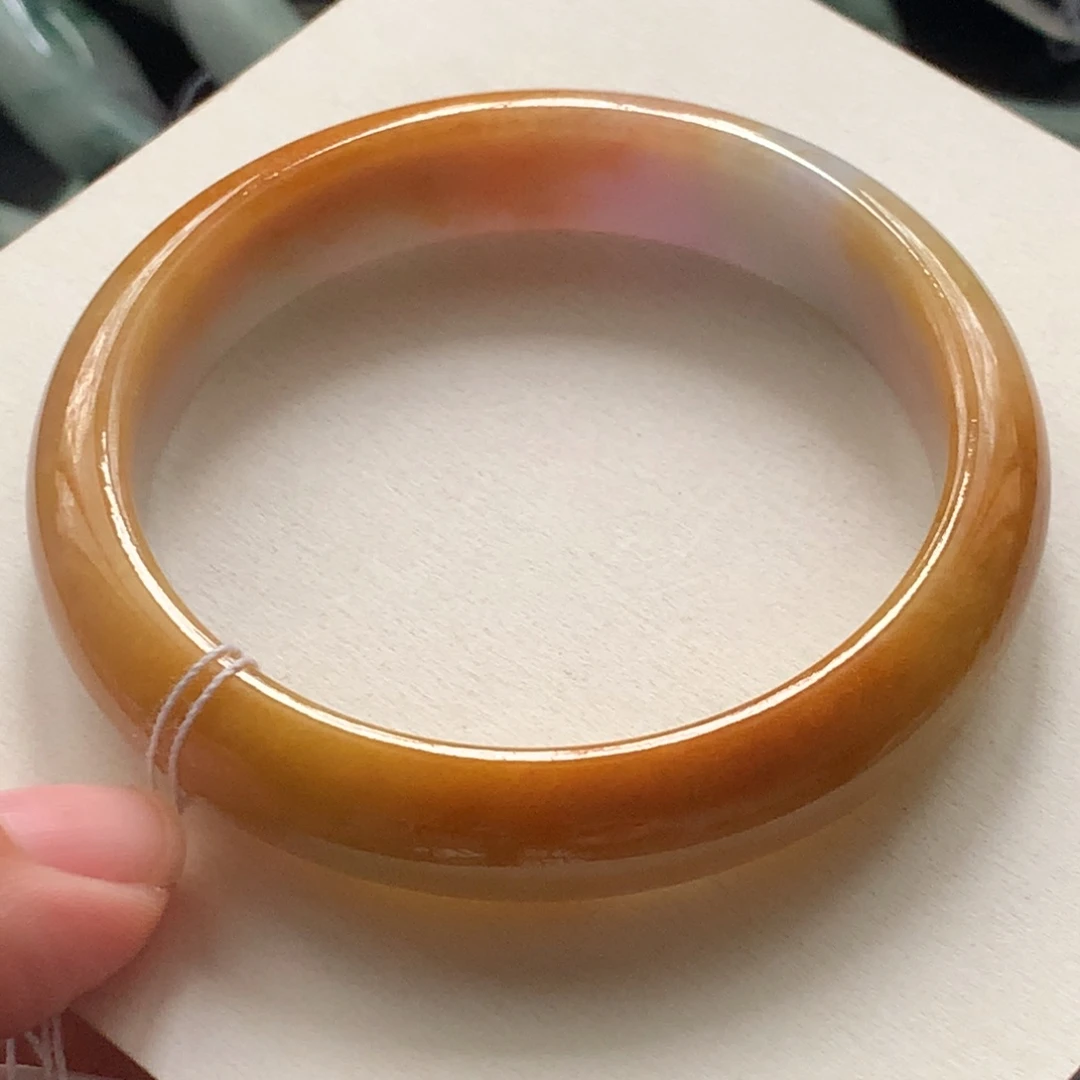 Y***達翡翠未镶嵌手镯52.9-11.1-7.1