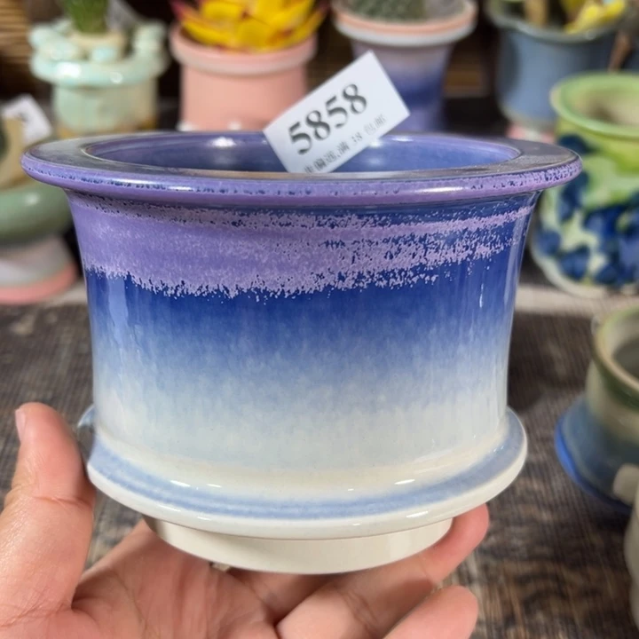 口10 手工花盆满30包邮