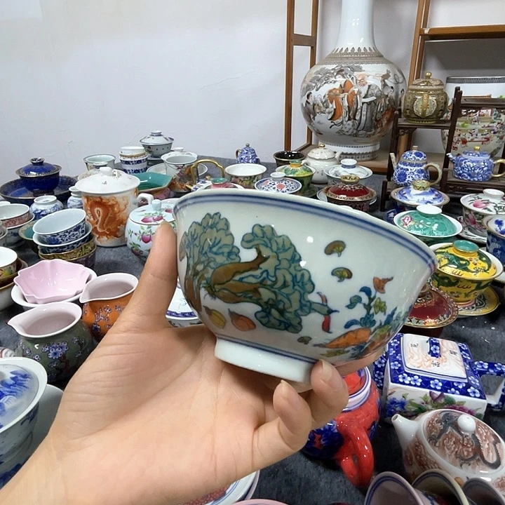 沧***粟摆件景德镇陶瓷博物