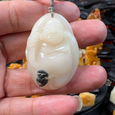 寿山石白色汶洋石