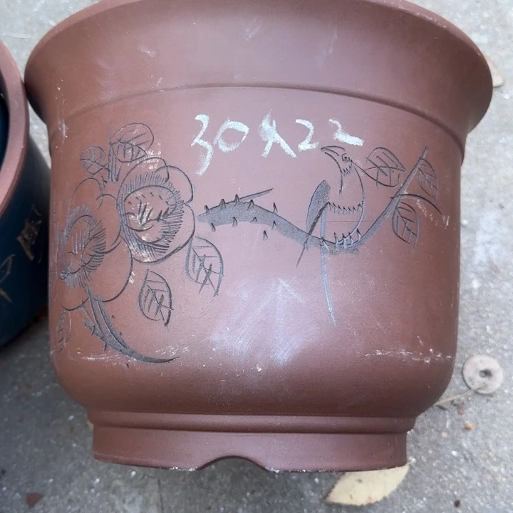 紫砂花盆特价清仓