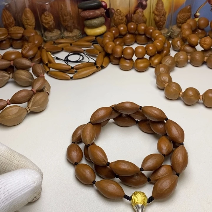手串/手链橄榄核橄榄核两花原皮脖挂