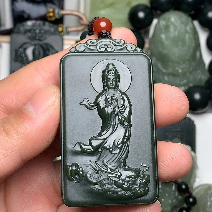 和田玉（青玉）未镶嵌颈饰