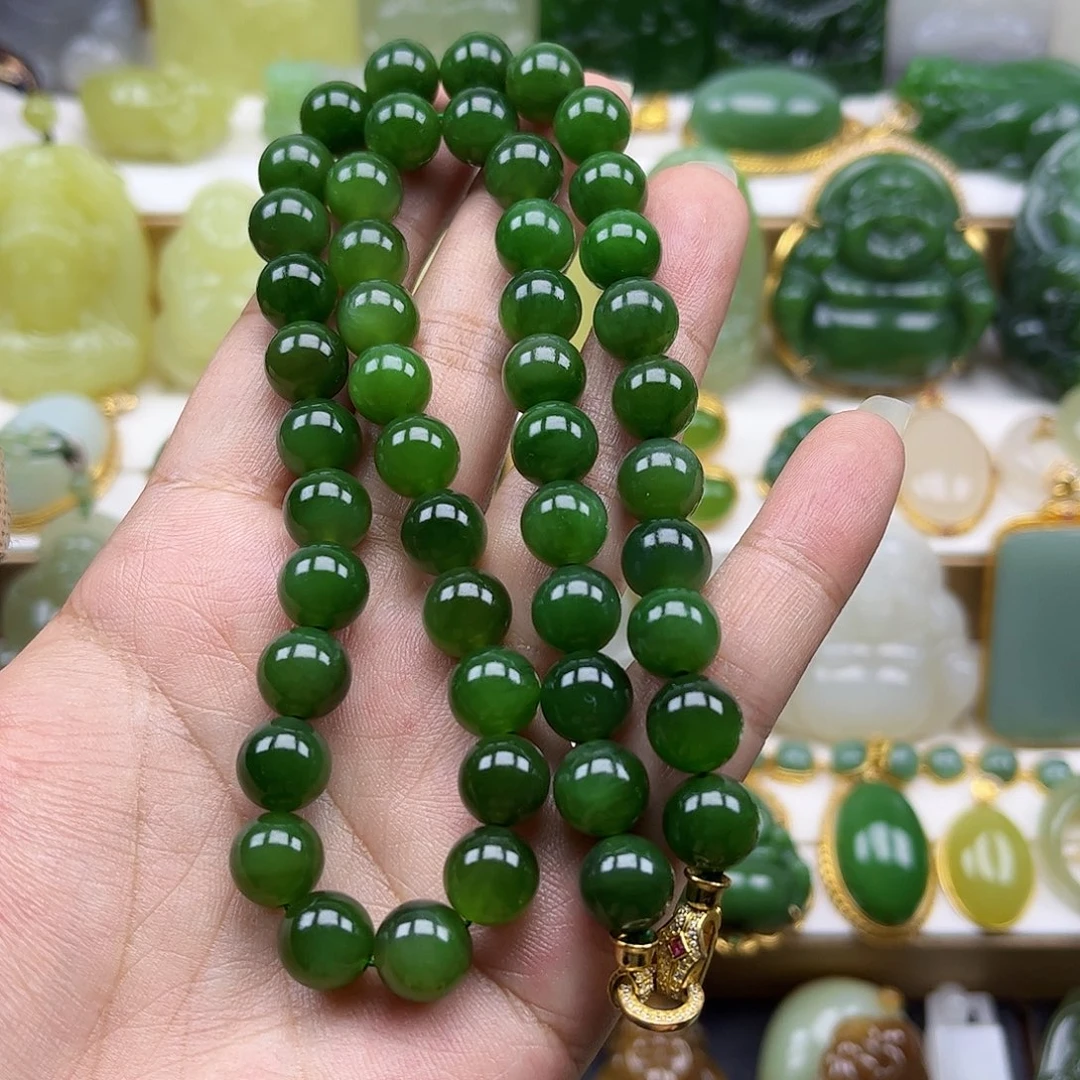 和田玉未镶嵌颈饰项链卡10