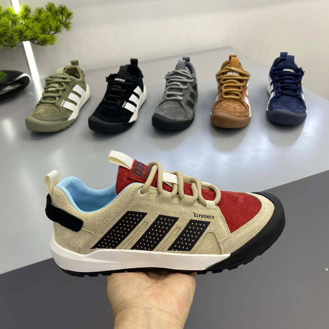 男鞋磨砂皮面舒适透气休闲鞋时尚百搭拼色运动鞋韩版厚底痞帅潮鞋