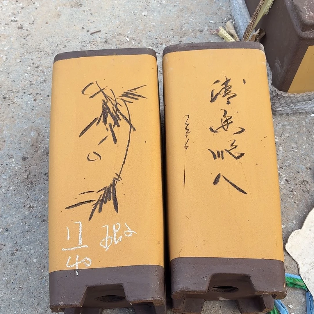 宜兴紫砂花盆，现货发