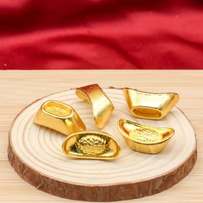 招财元宝饰品装饰合金小元宝龟背元宝摆件