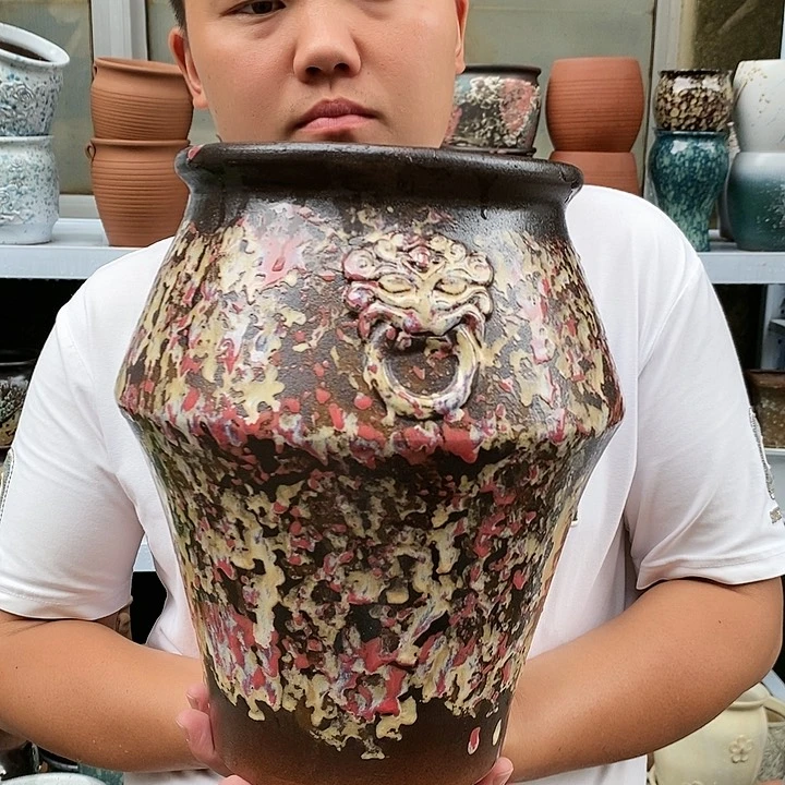 紫砂花盆口19高31福利