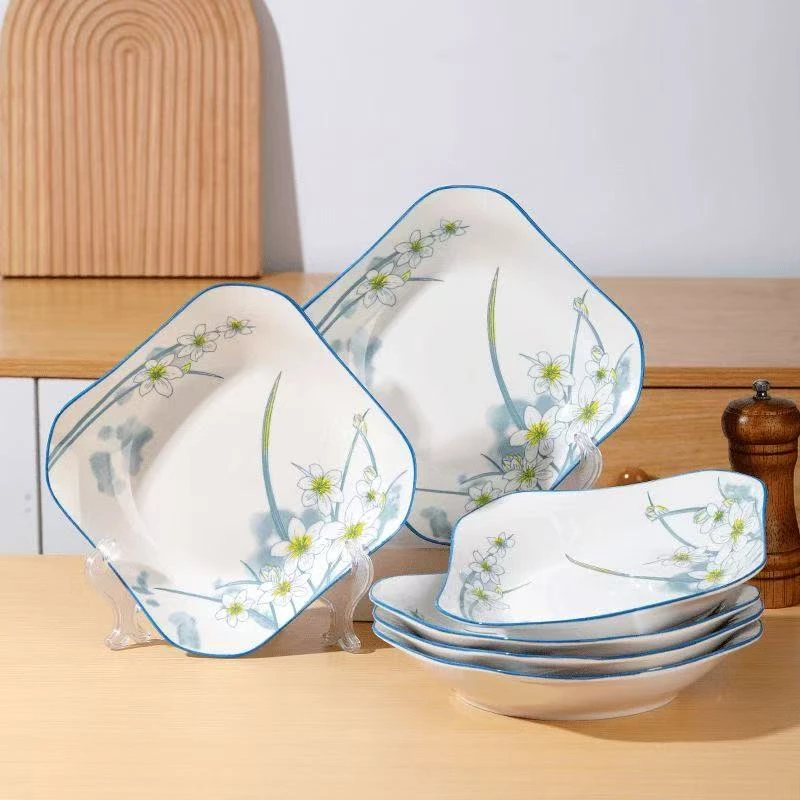 【粉丝福利】嘉悦松大号8.75英寸水仙花方盘6支装