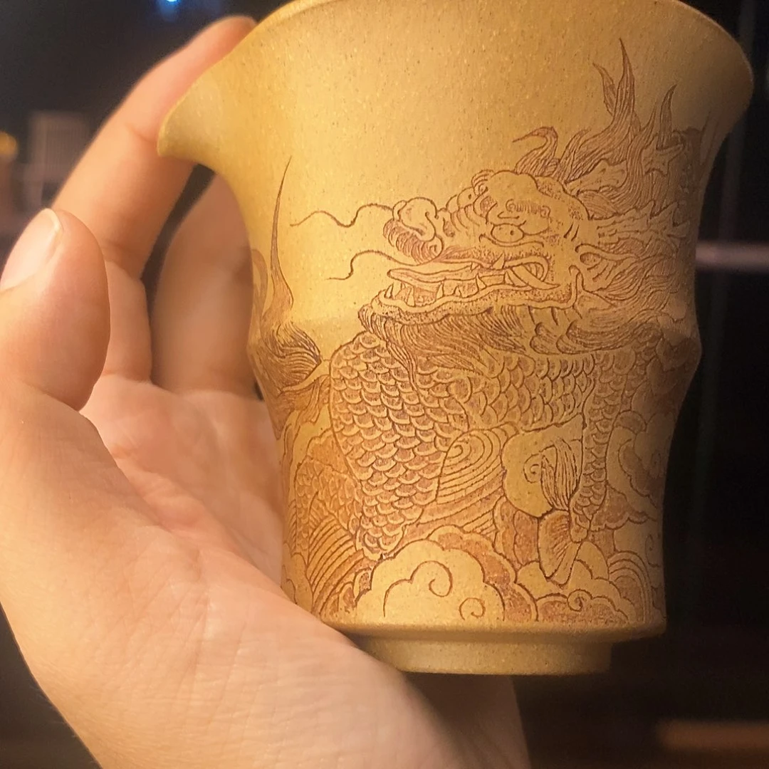 紫砂茶杯宜兴紫砂杯