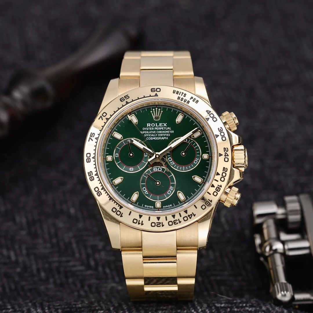 95新 Rolex/劳力士 116508 绿金迪 单表