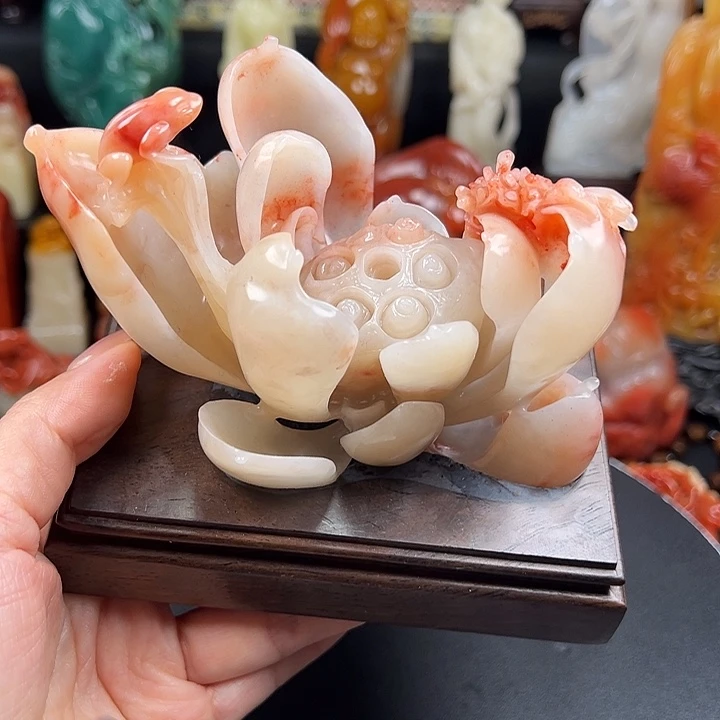 寿山石老性芙蓉石