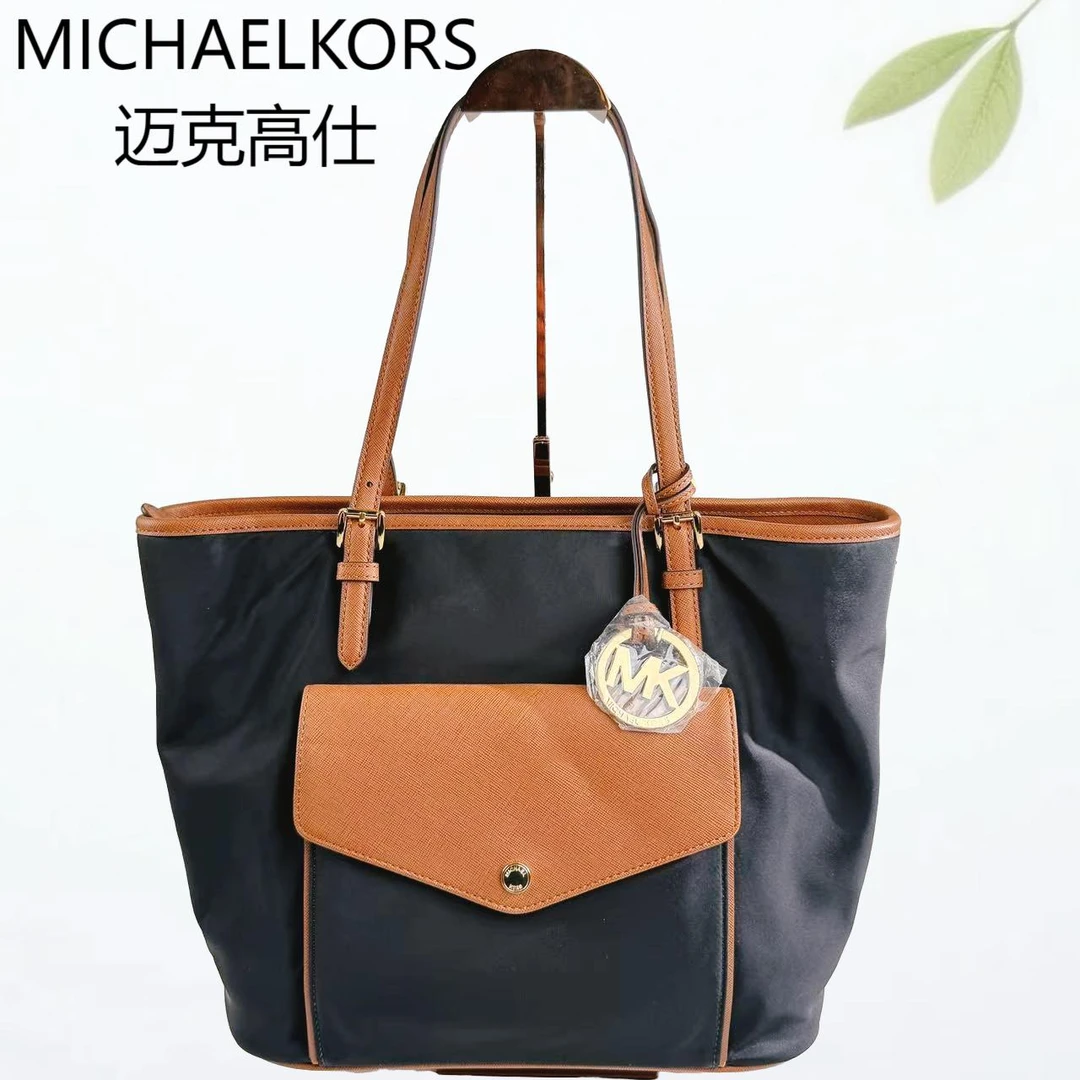 99新 MICHAEL KORS/迈克高仕 黑色托特包G25803881底长29X28