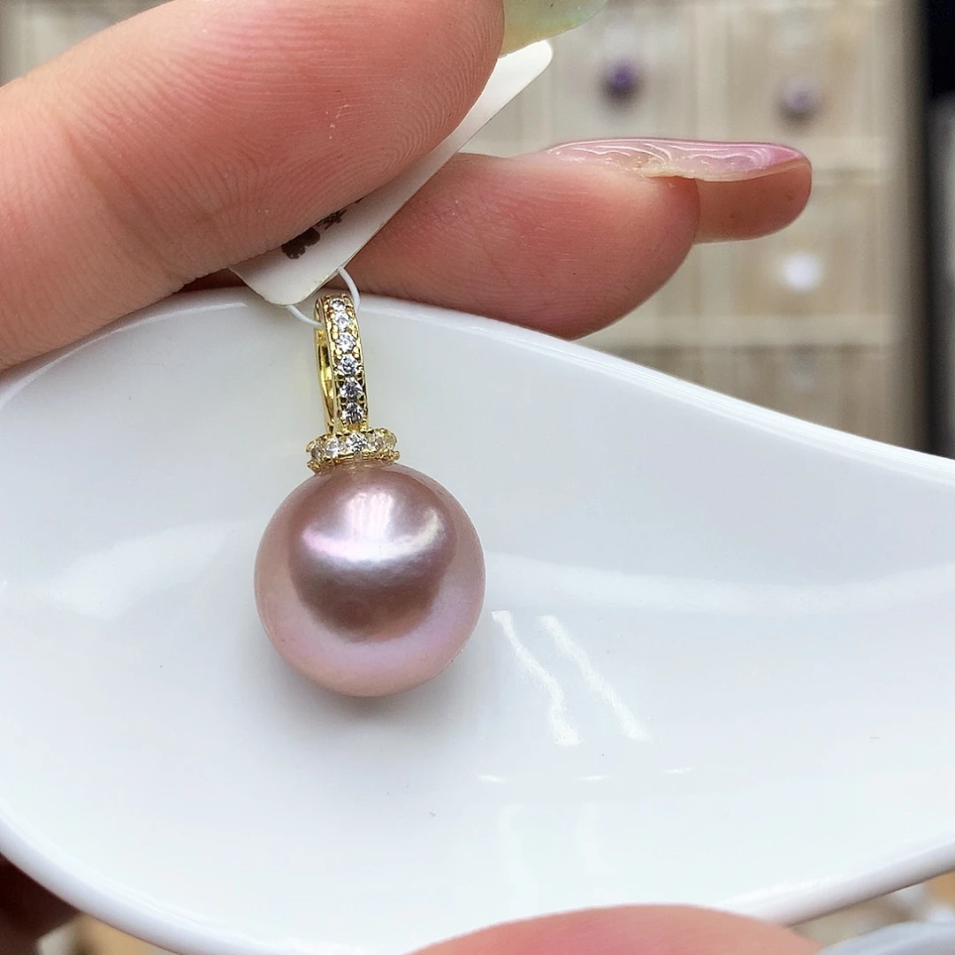 颈饰合金淡水珍珠