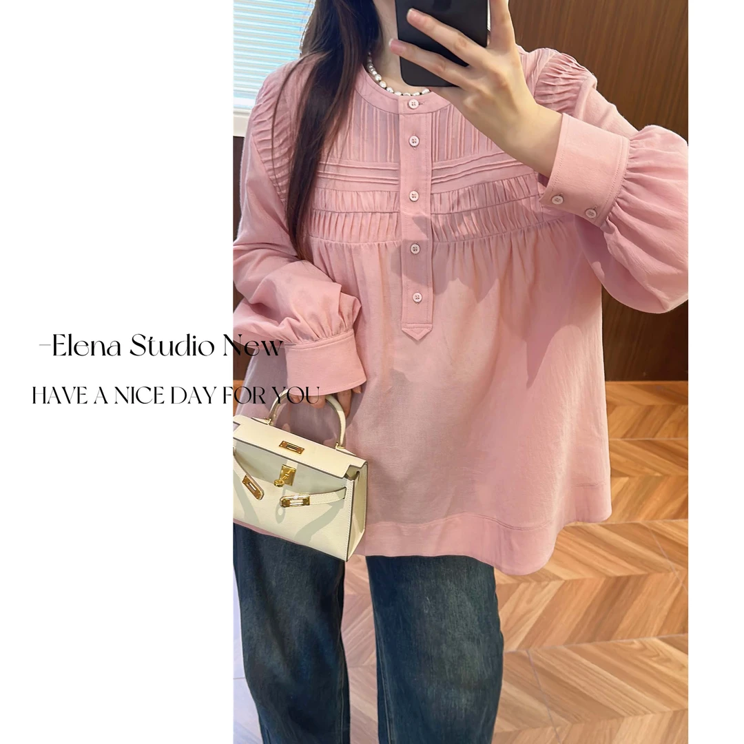 大甜甜【桃酥】设计感精致松弛感衬衫打揽简约气质衬衫