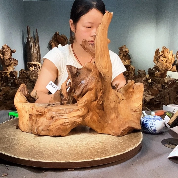 茶盏雪***声431株木随行的小根艺