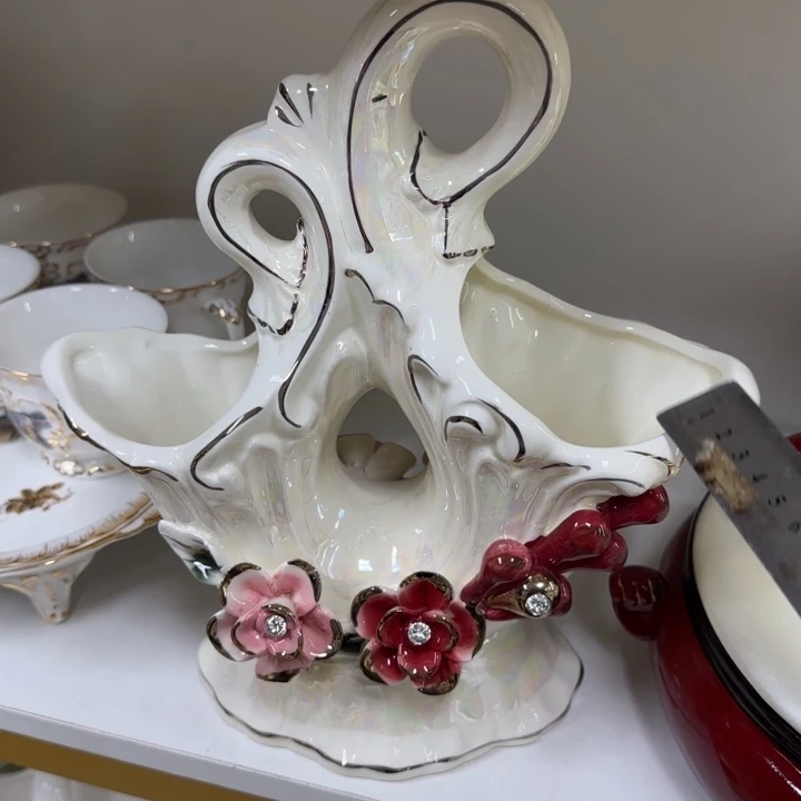 瓷片陶瓷工艺花瓶摆件