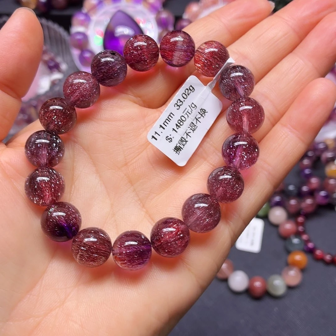 水晶手链未镶嵌天然水晶