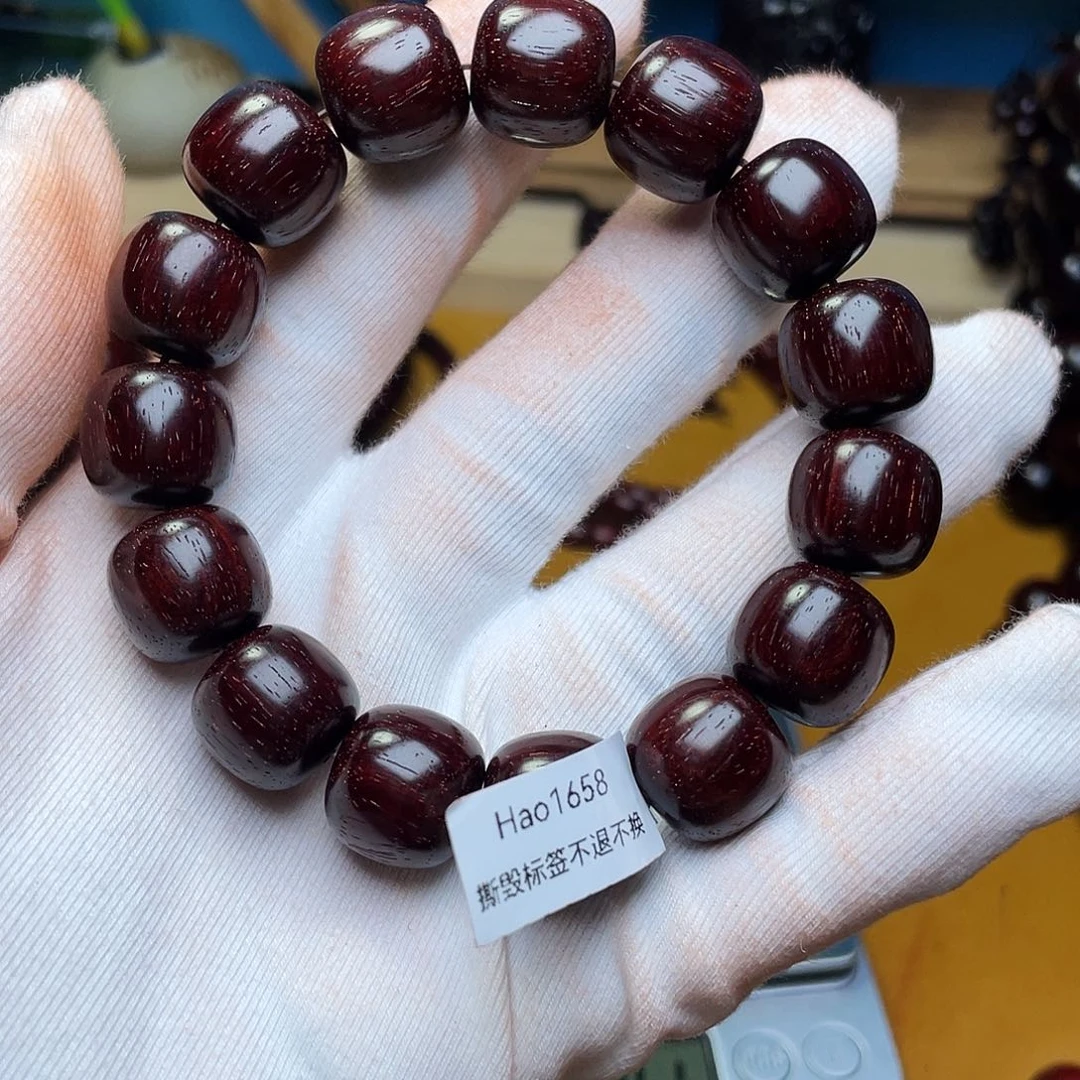 小叶紫檀手串/手链?****原汁原味1415
