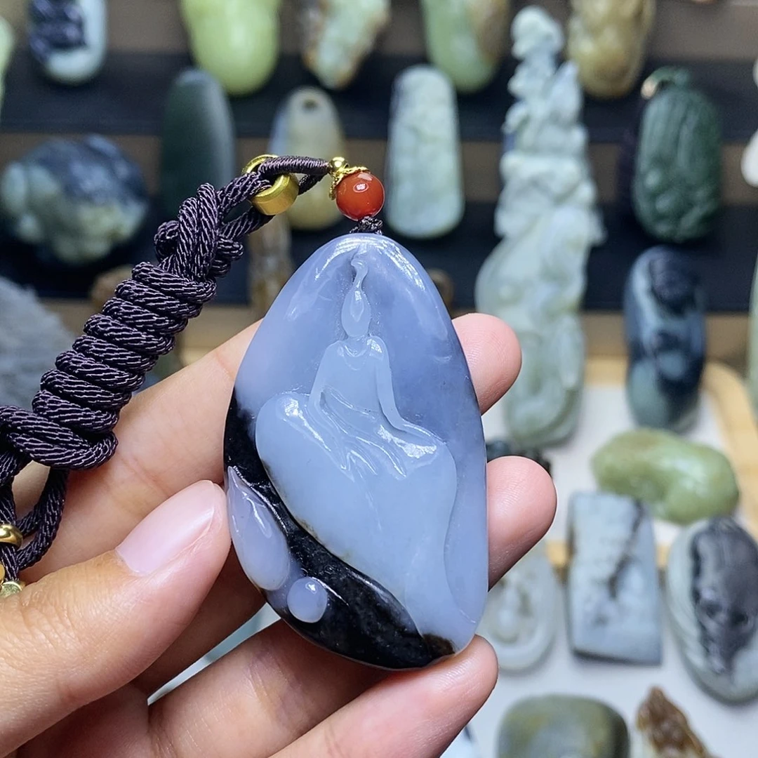 【闪购商品】颈饰未镶嵌和田玉百**材