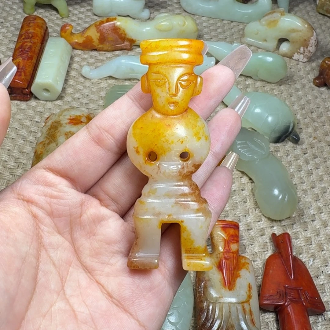 白玉菩提吊坠挂件