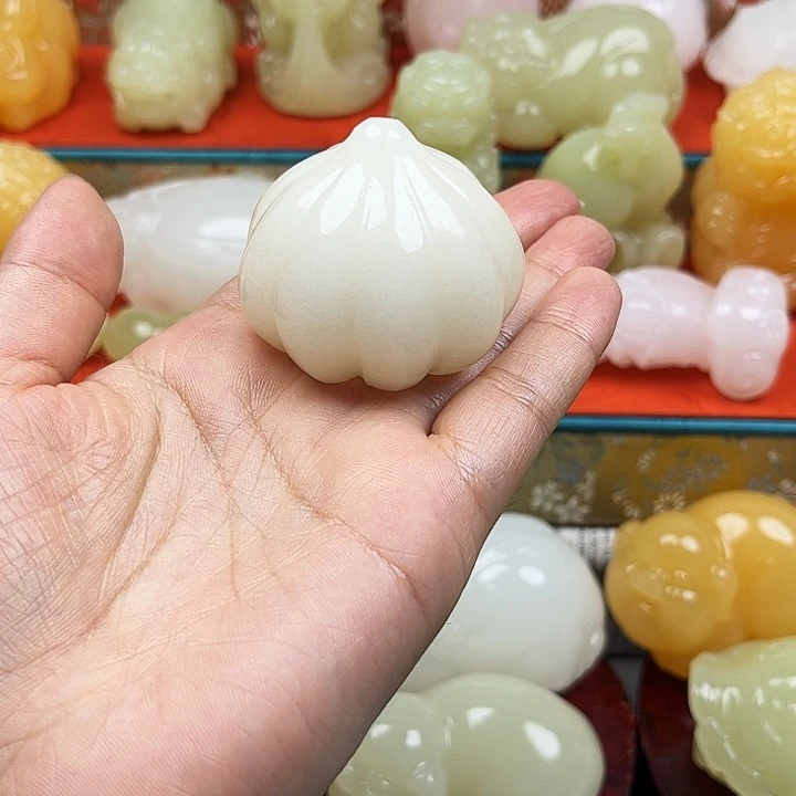 名***信玉大蒜手把摆件家居