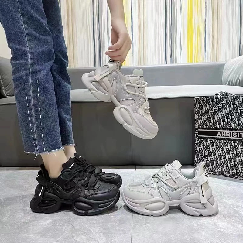 【猫爪】2025新款网红时尚百搭加绒鞋潮流休闲老爹鞋A168-1