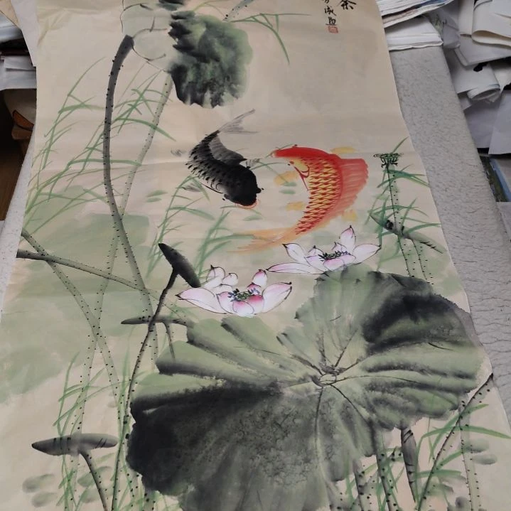 龙***下国画国画花鸟花鸟国画