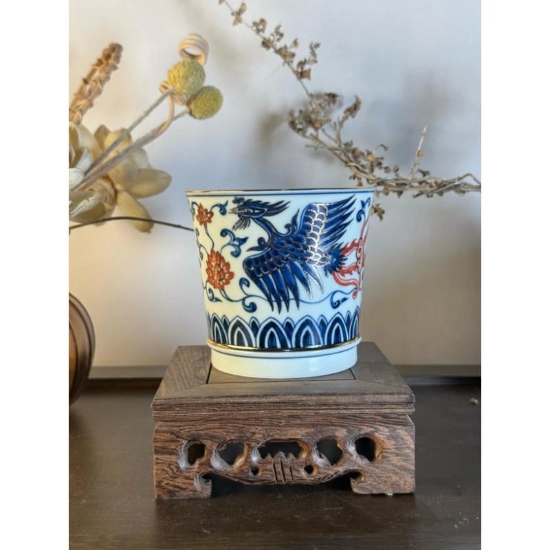 雨溪山房 凤凰咖啡杯 0004