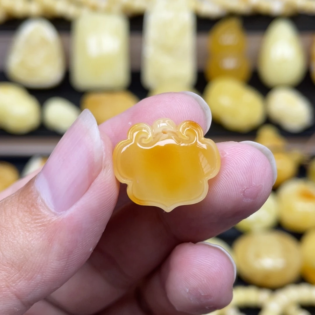 琥珀未镶嵌裸石琥珀蜜蜡