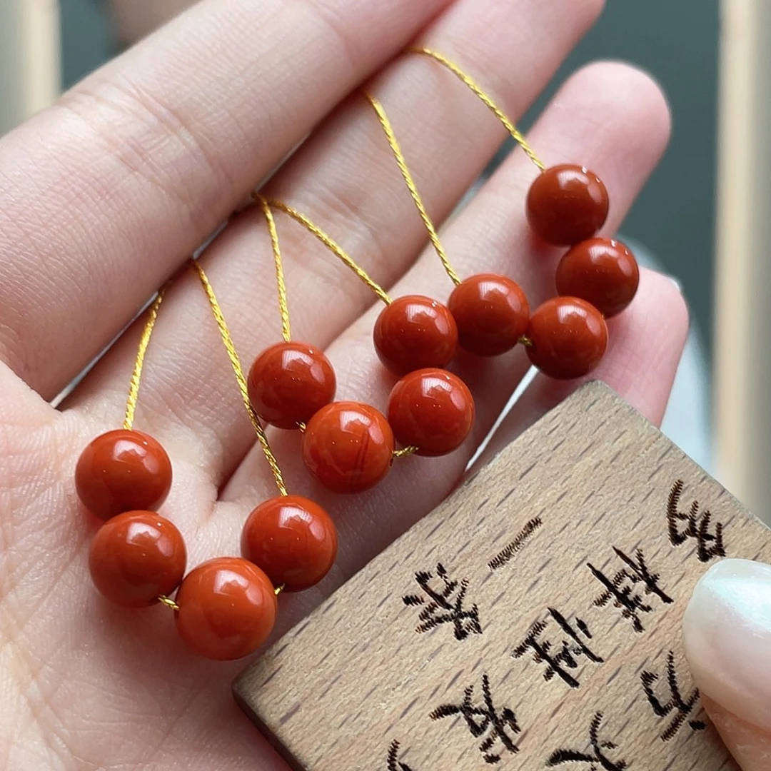 南红玛瑙未镶嵌颈饰